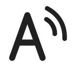 Read Aloud SVG Icon